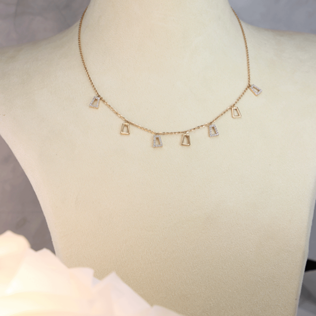 Reva Necklace For Women- Sweet Square