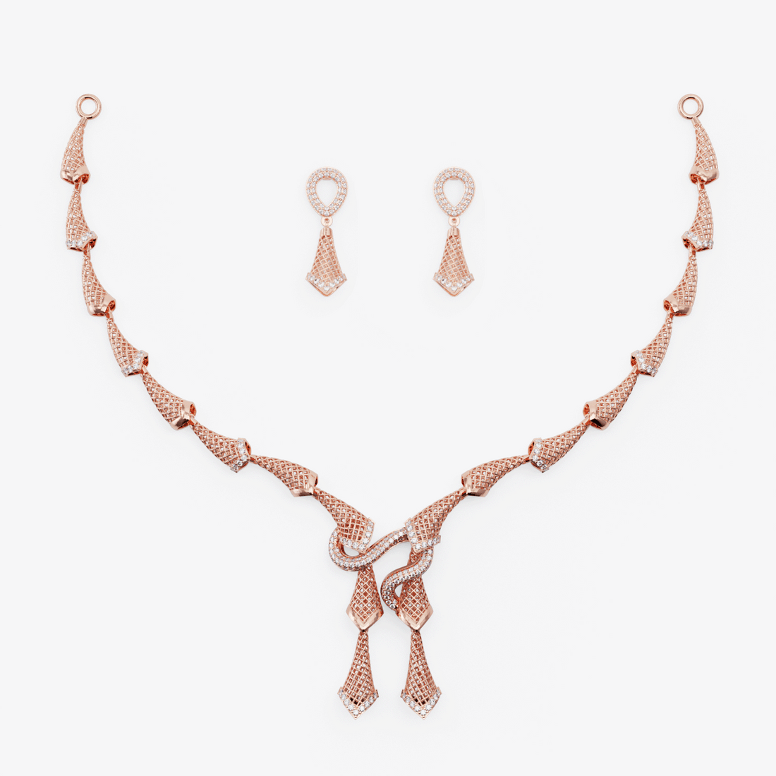 Reva Necklace For Women- Royal Embrace Set